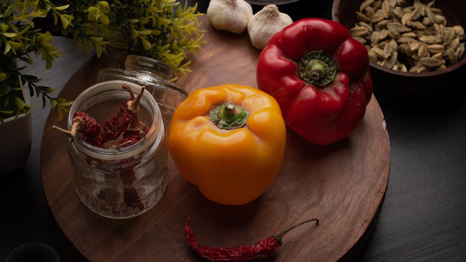 Organic Bell Pepper Dried Flakes